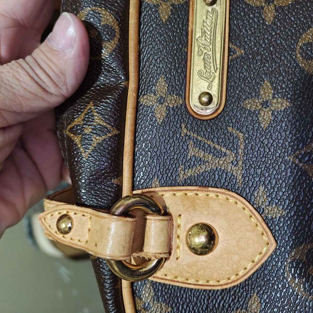 Louis Vuitton Brown Monogram Handbag Montorguiel - Picture 14 of 17